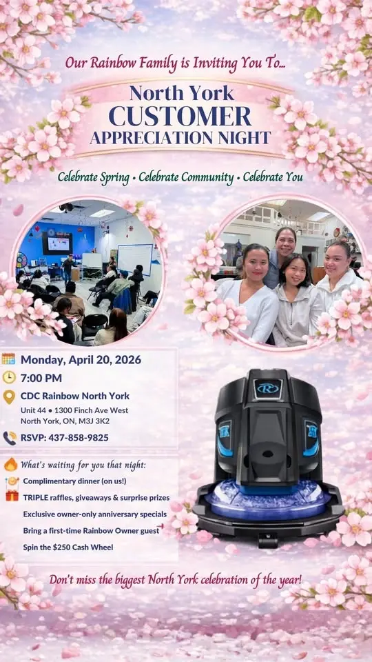 🎉🌈 Rainbow North York Open House Customer Appreciation Night 🌈🎉