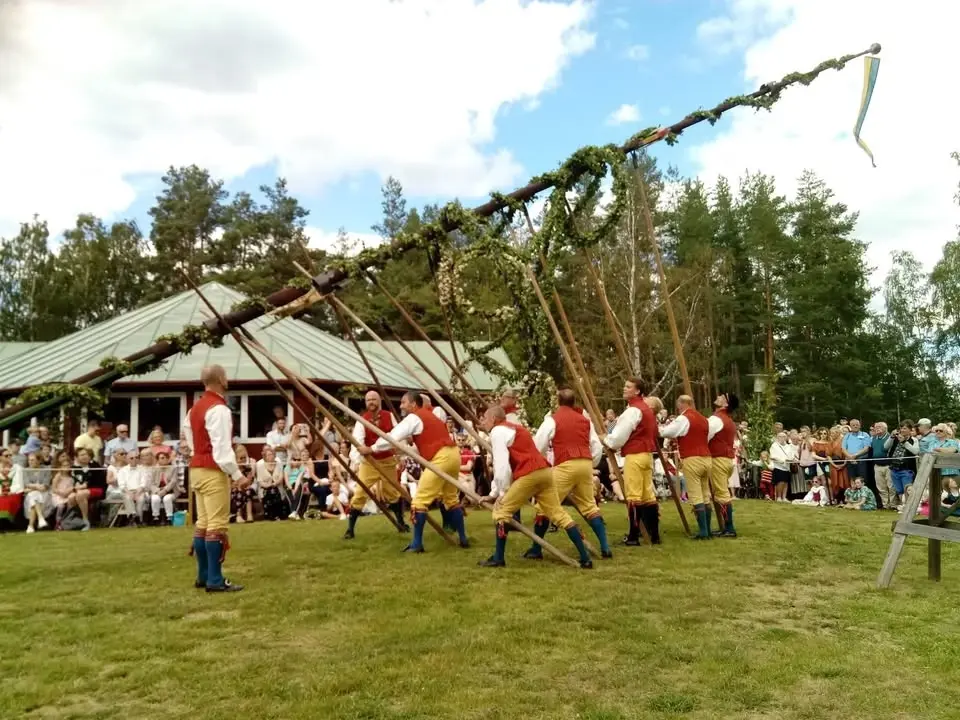 Midsommarafton i Sundborn 