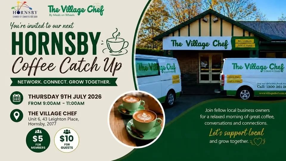 July Coffee Catch Up - Village Chef