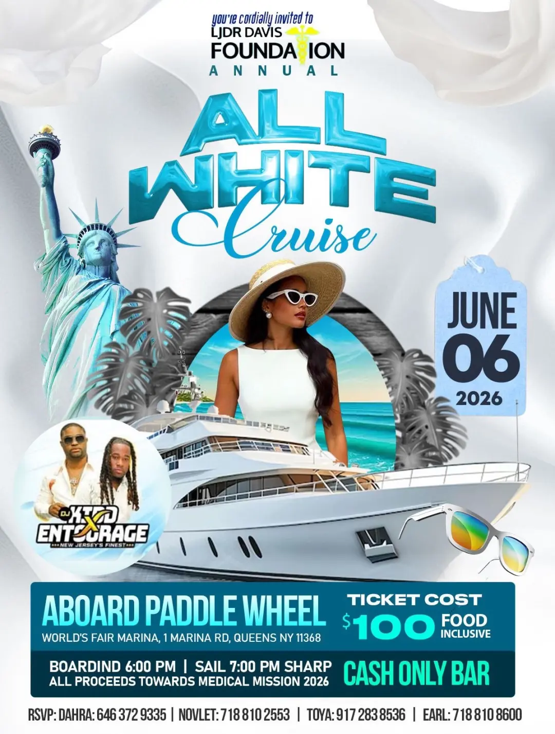 LJDR Davis All White Cruise