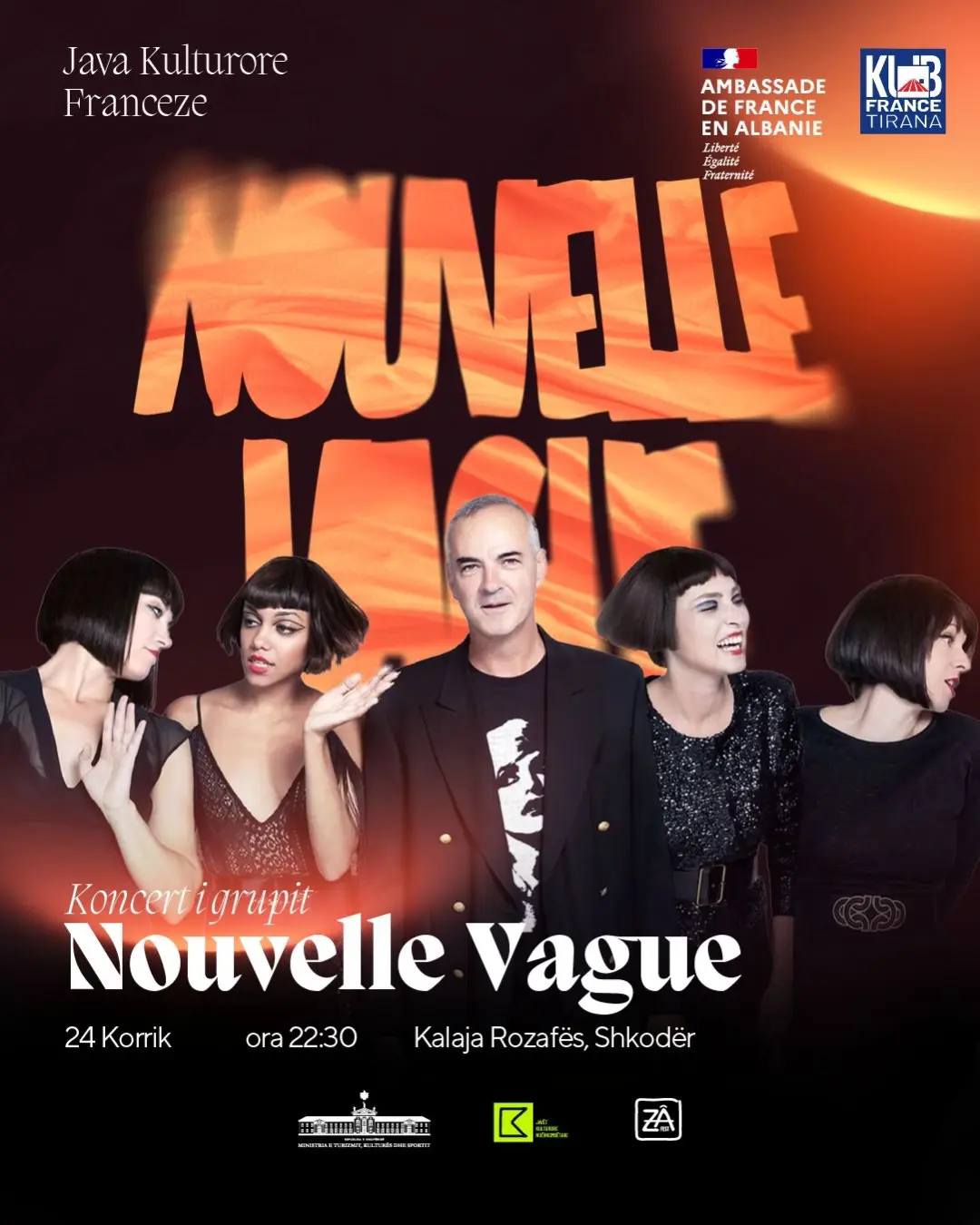 The concert of the group “Nouvelle Vague”
