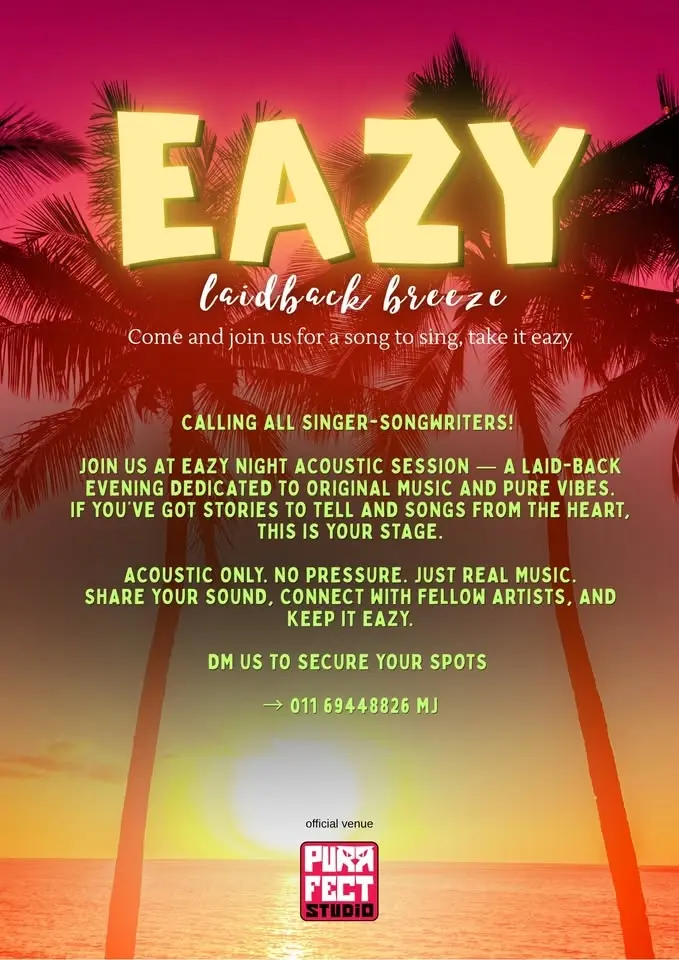 EAZY NIGHT - Singer Song Writer night (Acoustic Session)