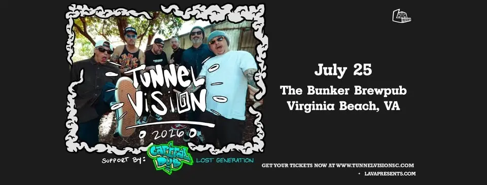 Tunnel Vision, Capital Dub, Lost Generation at The Bunker Brewpub