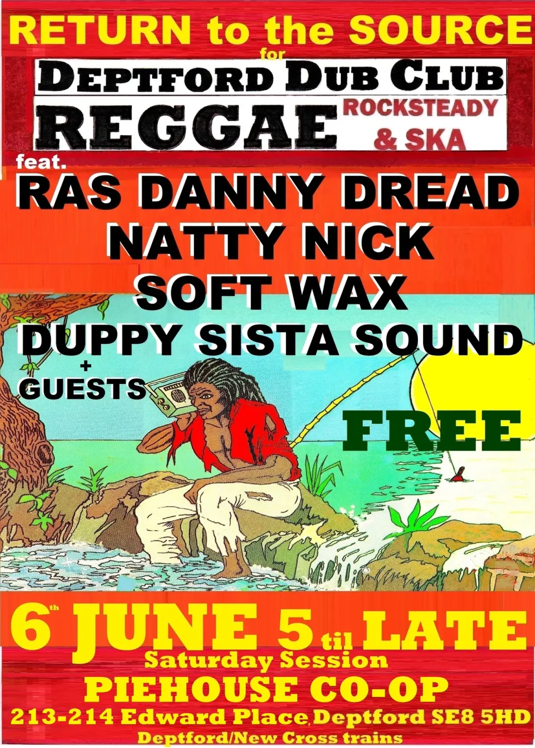 Deptford Dub Club: Return to the Source - Free Saturday Session