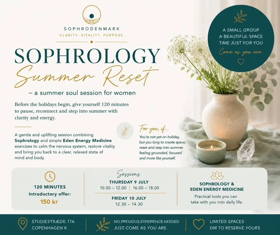 Sophrology Summer Reset - A summer soul session for women