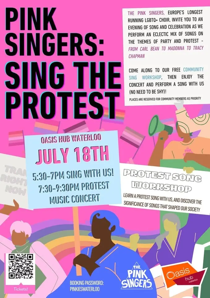 Sing The Protest: join us on 18th July!