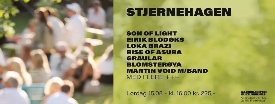 Stjernehagen ⭐️ Gamlebyen Kulturhus 📍 15.08