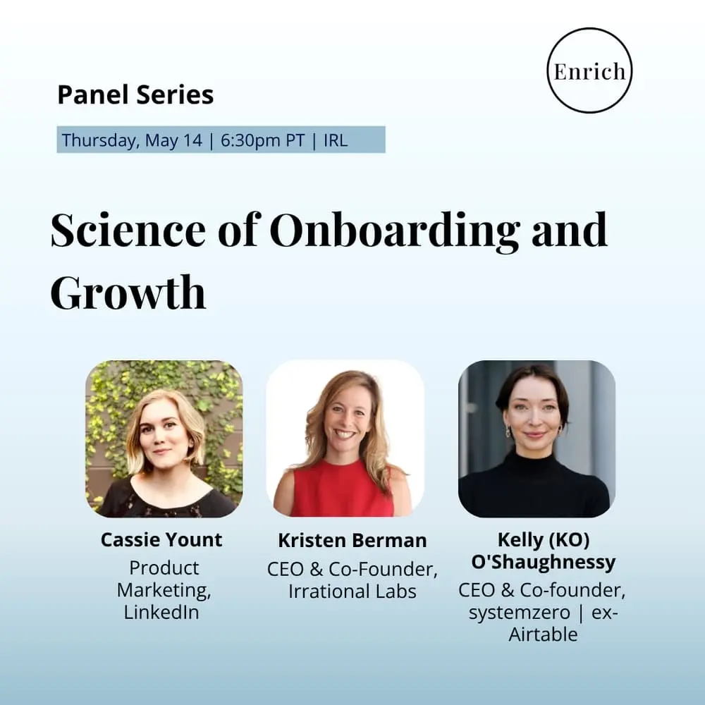 Science of onboarding and growth, lessons from the trenches