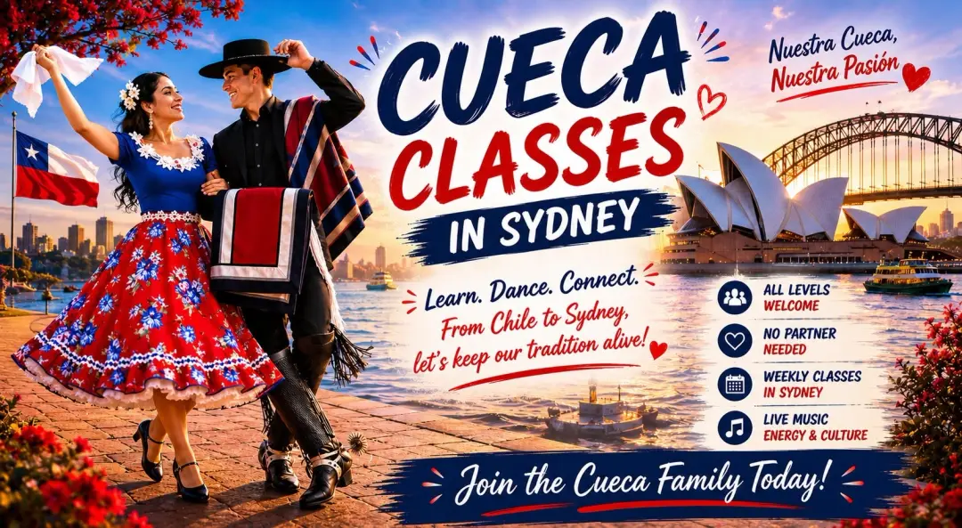 Cueca Classes in Sydney π¨π±π¦πΊ