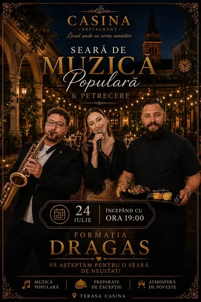     Seară de muzică și petrecere! ✨