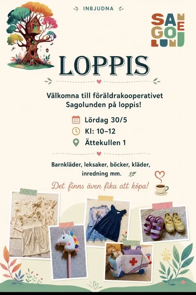 Loppis pĂ„ Sagolunden đ·