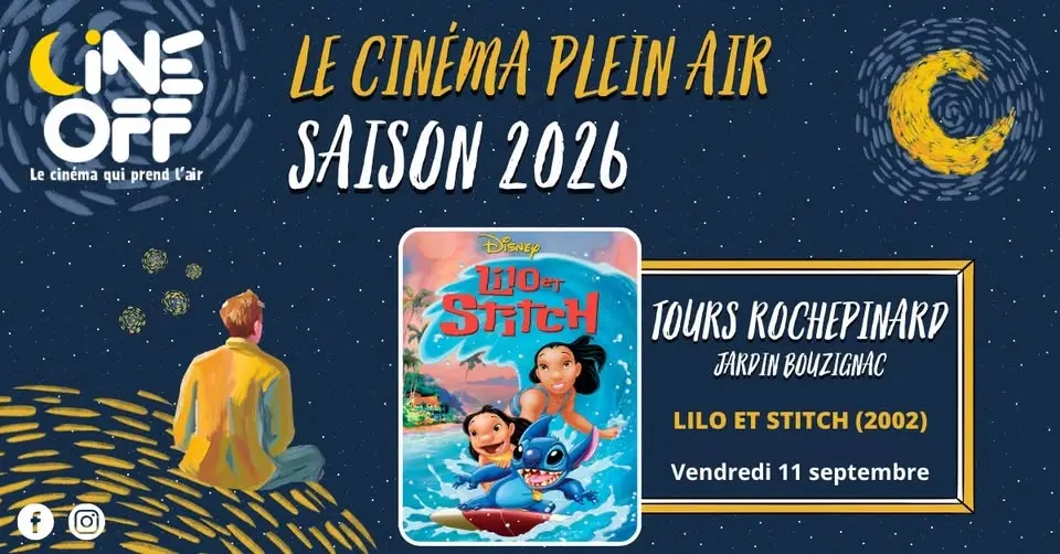Ciné Plein Air : Lilo & Stitch (2002) - Tours Rochepinard