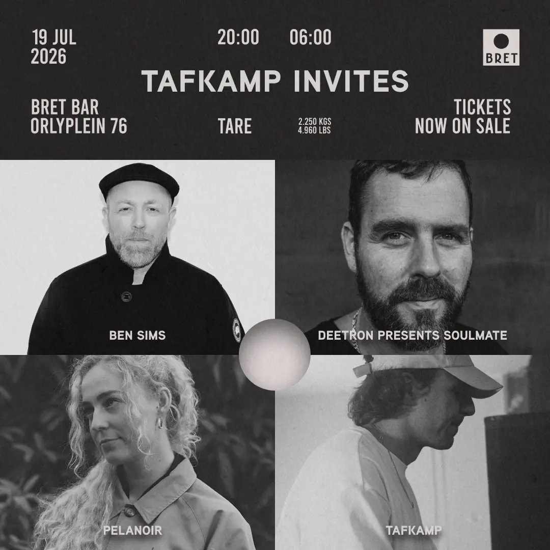 TAFKAMP INVITES Ben Sims, Deetron PRESENTS SOULMATE & Pelanoir