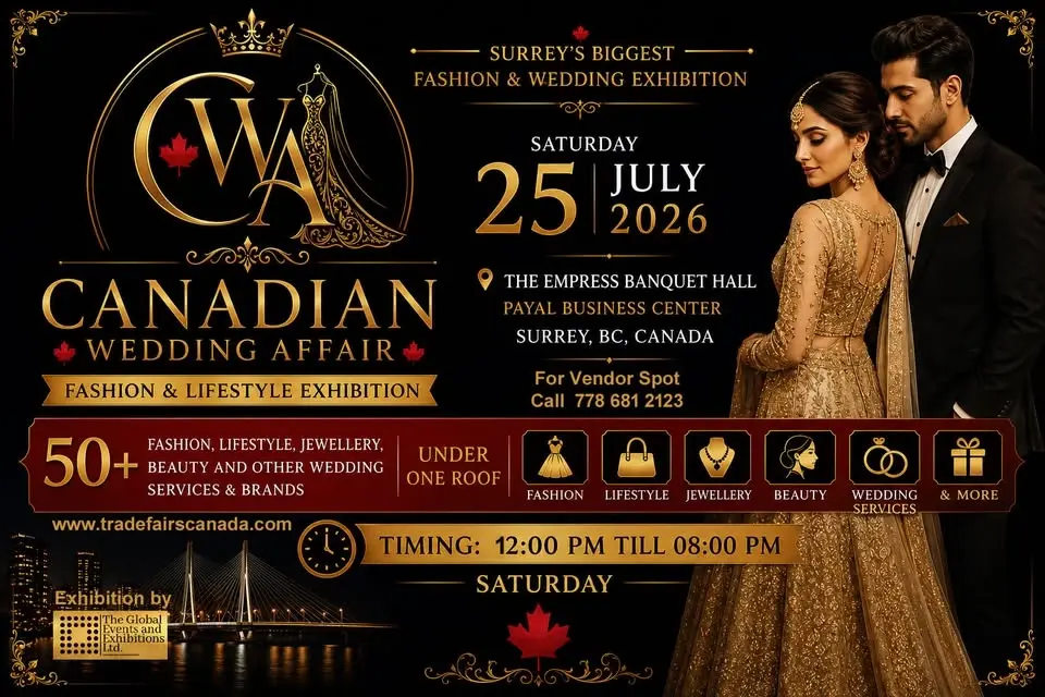 ✨💍 CANADIAN WEDDING AFFAIR 💍✨ 👑 Fashion & Lifestyle Exhibition 👑