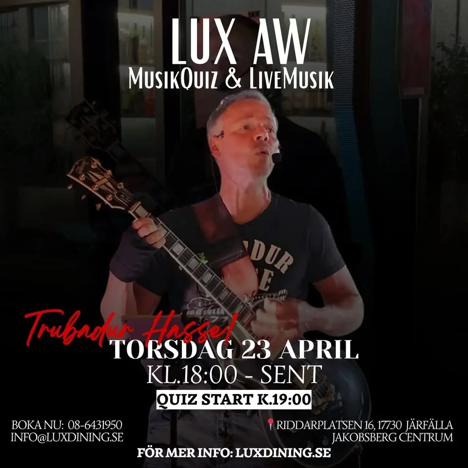 LUX AW - Med Trubadur Hasse!🍸🎶