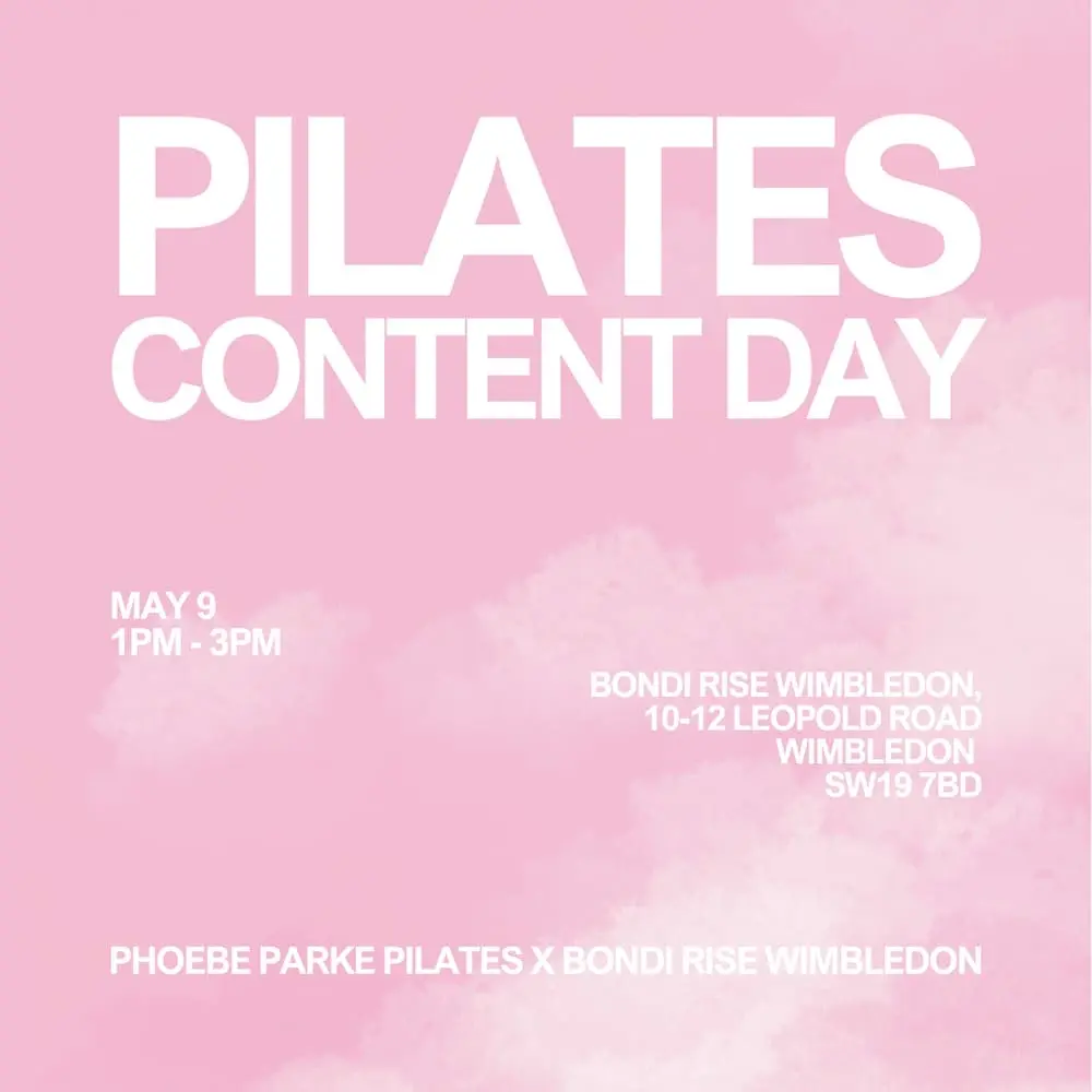 Pilates Content Day at Bondi Rise, Wimbledon