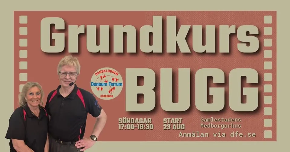 Grundkurs Bugg - Lär dig dansa i höst 💃🏼