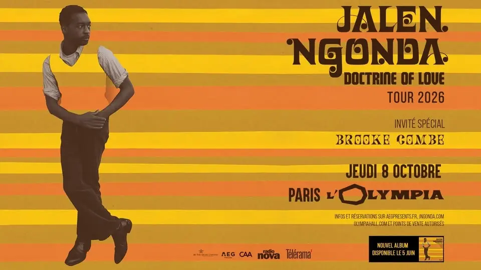 Jalen Ngonda • L'Olympia, Paris • 8 octobre 2026