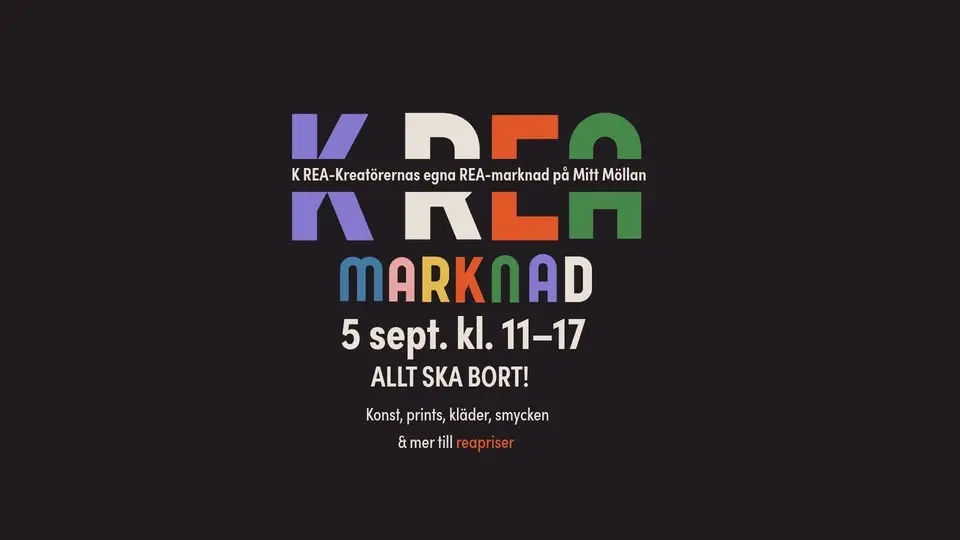 K-REAMARKNAD PÅ MITT MÖLLAN – 5/9 kl. 11–17