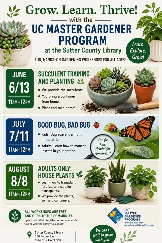 UC Master Gardener Gardening Workshop