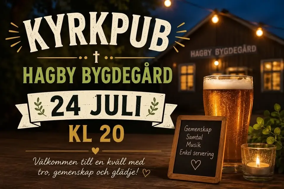 Kyrkpub i Hagby bygdegård