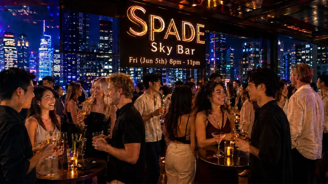 🥂 Ladies FREE Entry 🥂 : 🌆 Epic 41st Floor Sky Bar @ Spade 🌆