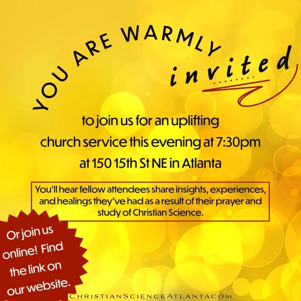 Join us Wednesday evenings for an inspiring mid-week refresher.