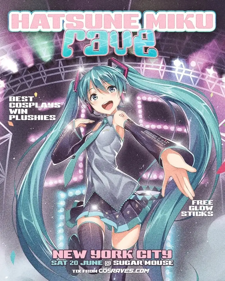 HATSUNE MIKU RAVE NYC NEW YORK CITY