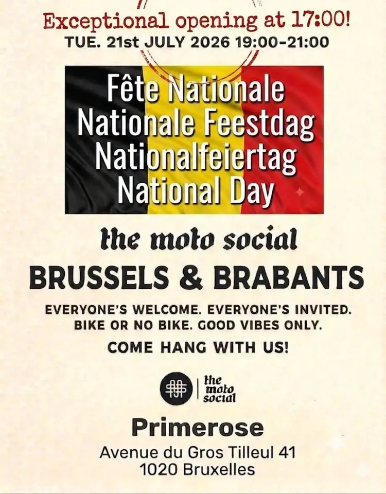 The Moto Social - BRUSSELS & BRABANTS - July 2026