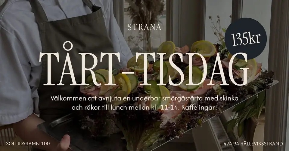 TÅRT-TISDAG PÅ STRANA! 