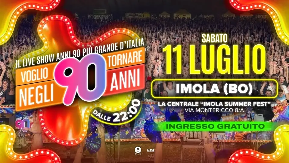 Voglio Tornare Negli Anni 90 ® • Imola (BO)