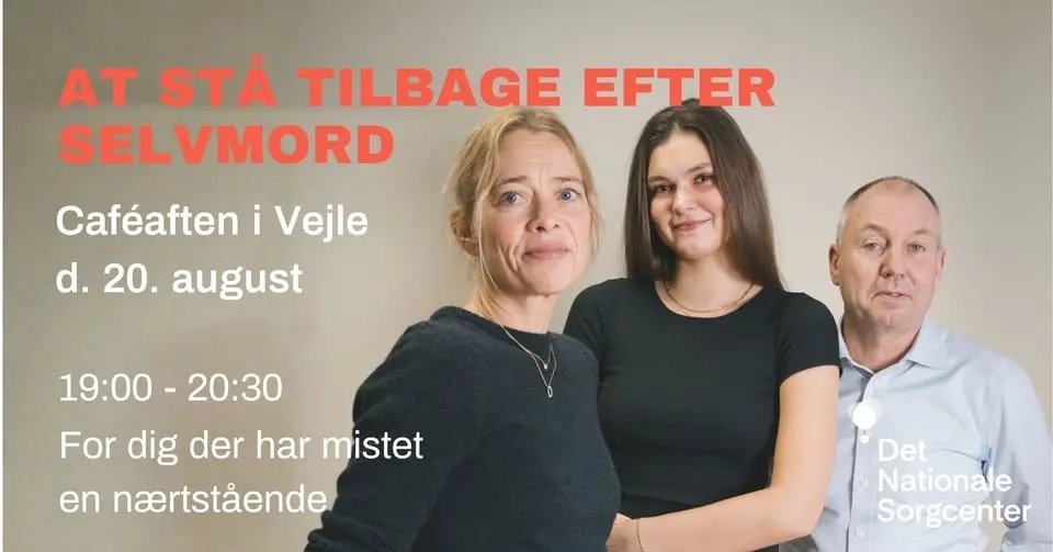 'At stå tilbage efter selvmord' - Caféaften i Vejle