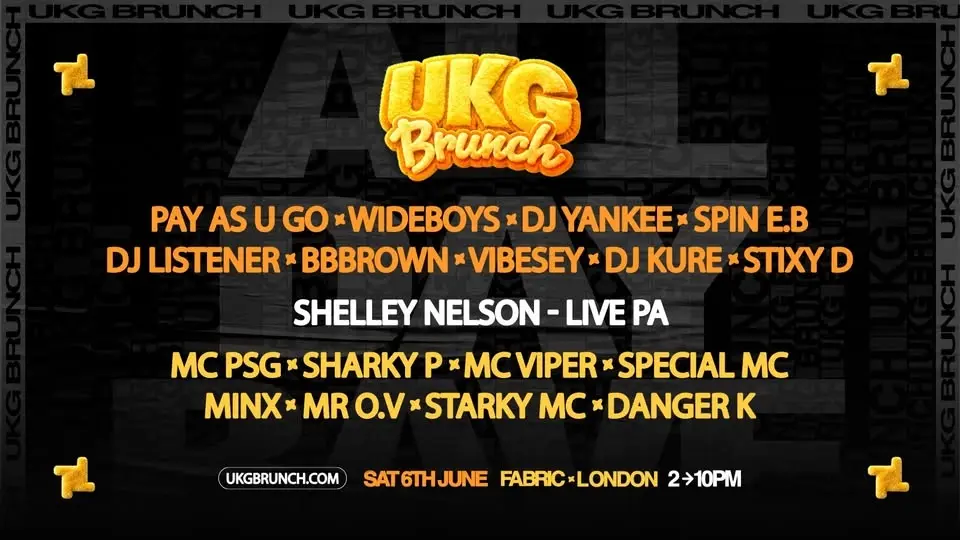 UKG Brunch - Fabric All Day Rave