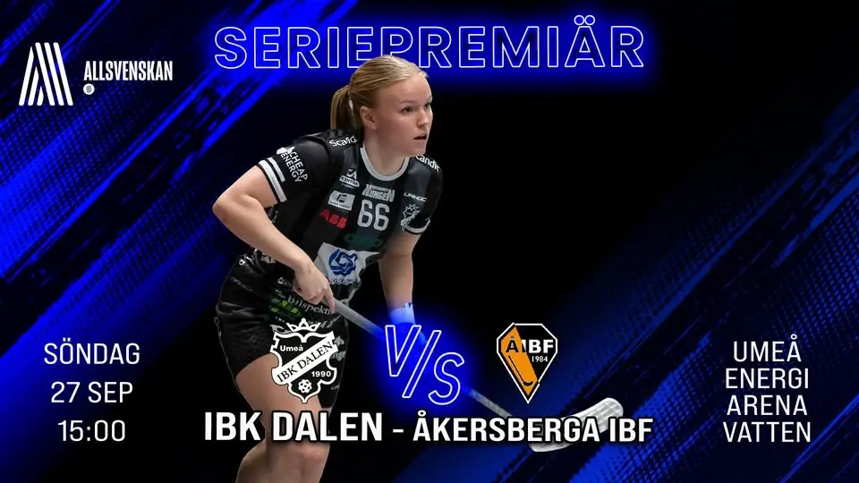 SERIEPREMIÄR! IBK Dalen - Åkersberga IBF