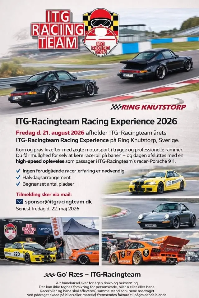 ITG-Racingteam Racing Experience - Sæson år 2026