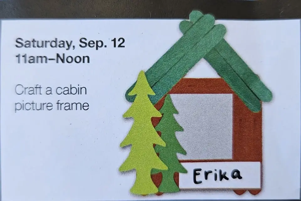 Craft a Cabin Picture Frame
