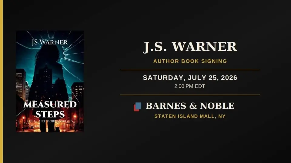Meet J.S. Warner: Measured Steps Book Signing