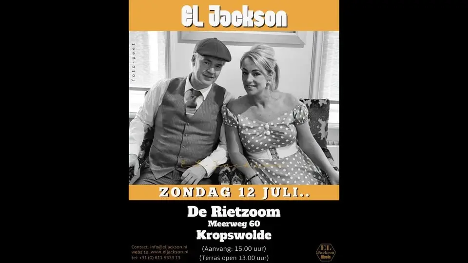 El Jackson Live @ Paviljoen De Rietzoom