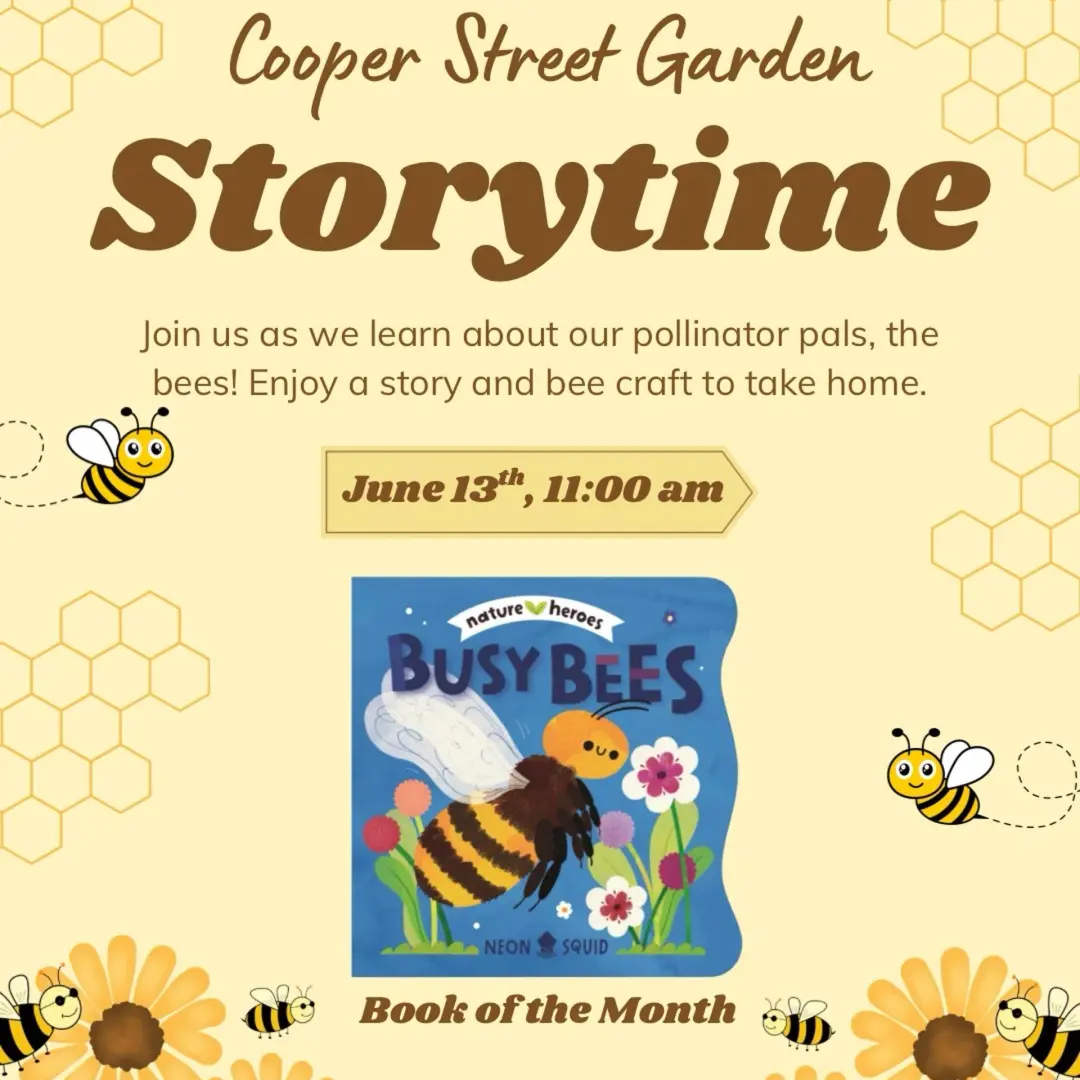 Kids Story Time at Cooper Street Garden
