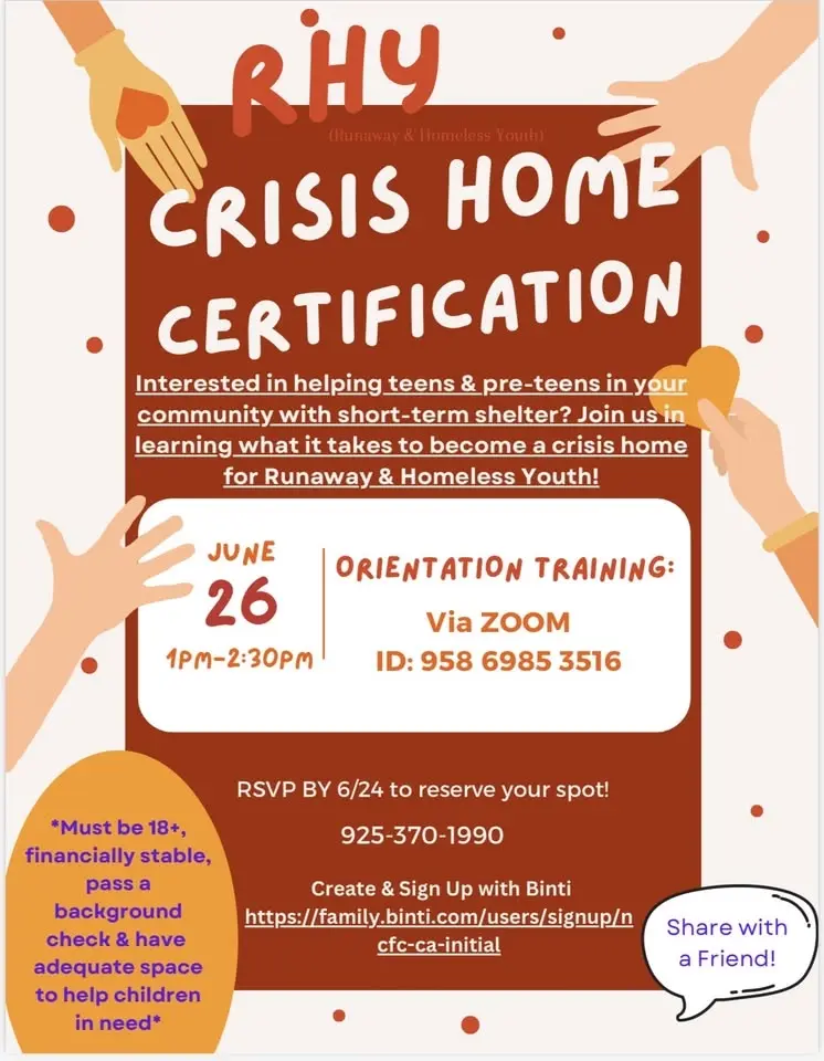 Runaway and Homeless Youth Crisis Home Training