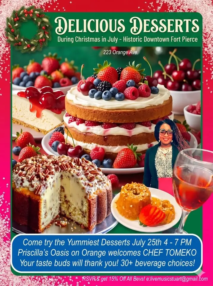 DELICIOUS & DECADENT DESSERTS @ Priscilla's 