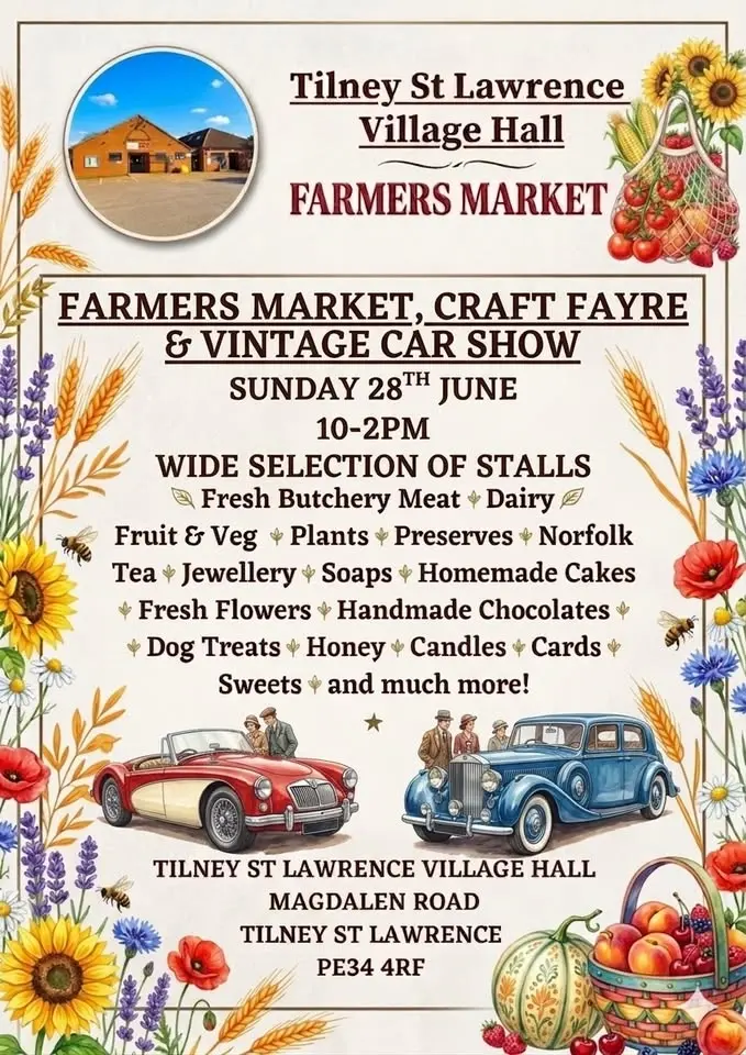 Farmers Market, Craft Fayre & Vintage Car Show