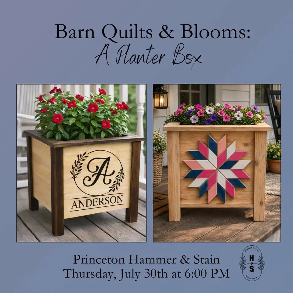 Barn Quilts & Blooms: A Planter Box Experience