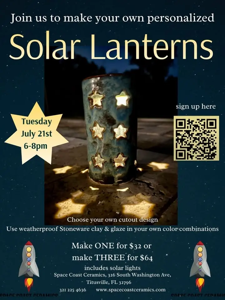 Make a Solar Lantern from Stoneware Clay including a Solar Light