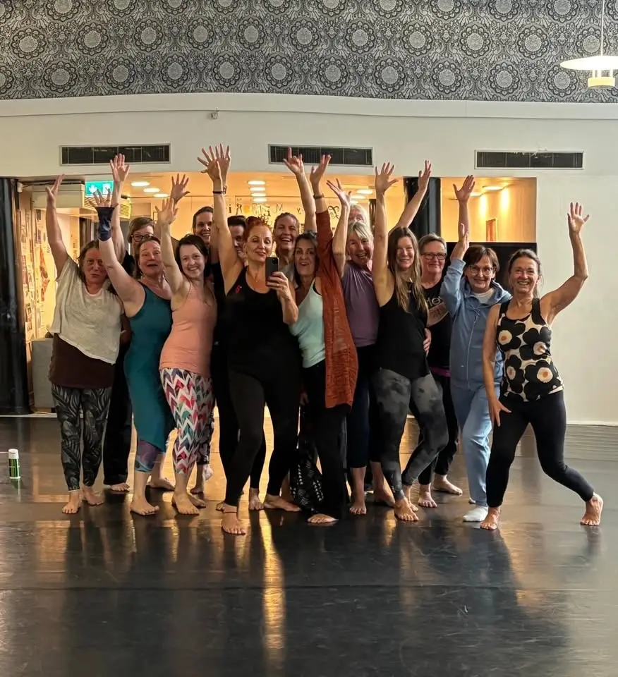 Nia klass med soundhealing som avslutning