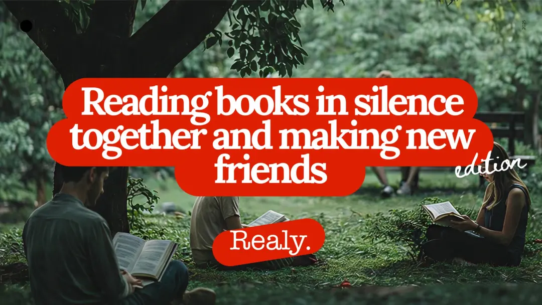Reading books in silence — Make New Friends in Lisbon