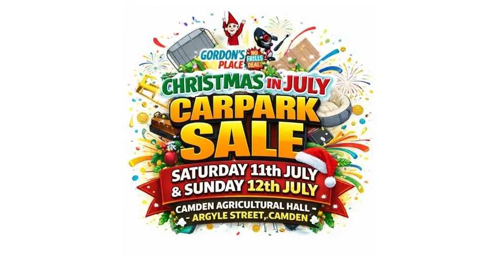 CHRISTMAS IN JULY - CARPARK SALE