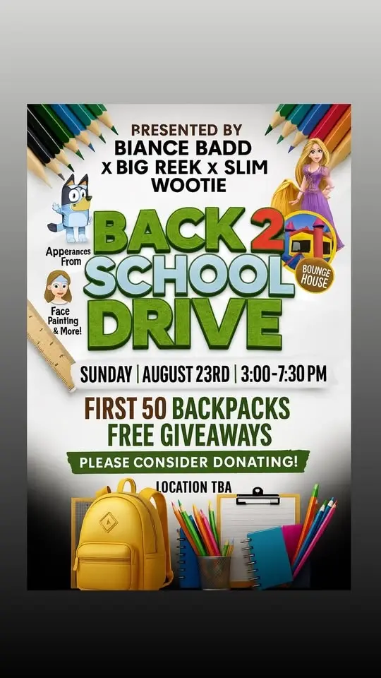 BACK TO SCHOOL DRIVE 