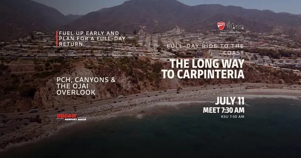 DROC Long Ride to Carpinteria