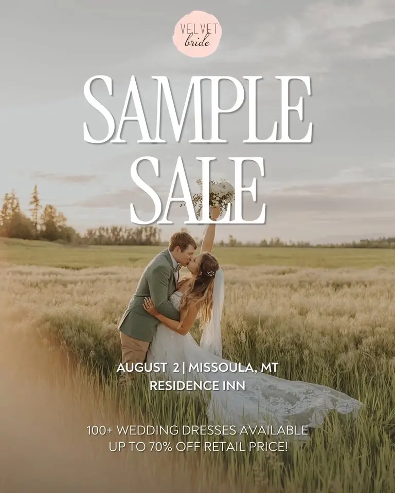 Wedding Dress Sample Sale!